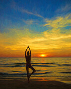 Yoga at Sunset  SS56