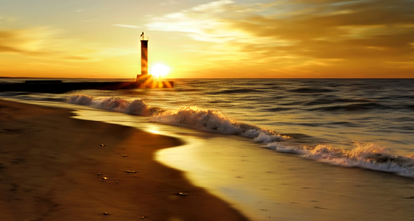 Golden Sunset Grand Bend Beach  SS35